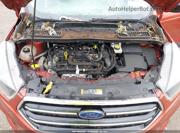 1FMCU9GD2KUA07957 2019 FORD ESCAPE Orange Вид ззаду