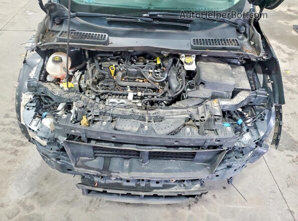 1FMCU9GD2KUA54681 2019 FORD ESCAPE Black Widok komory silnika