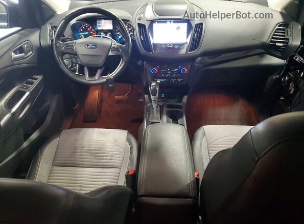 1FMCU9GD2KUA54681 2019 FORD ESCAPE Black Widok deski rozdzielczej