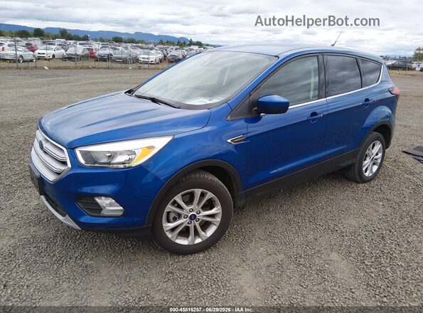 1FMCU9GD2KUA72730 2019 FORD ESCAPE Blue Передня ліва чверть