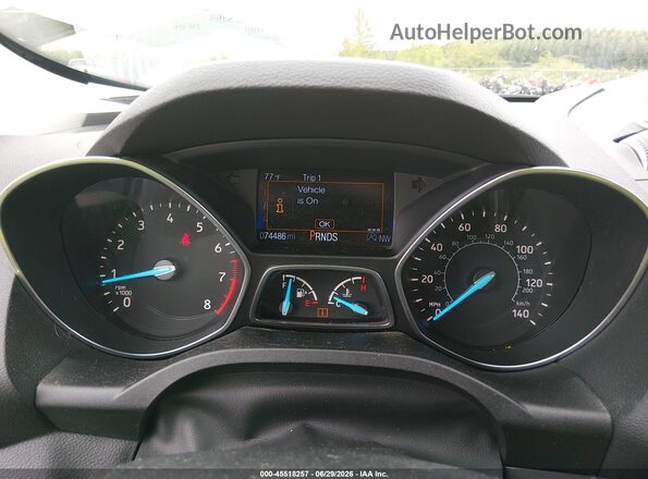 1FMCU9GD2KUA72730 2019 FORD ESCAPE Blue Вид задніх сидінь