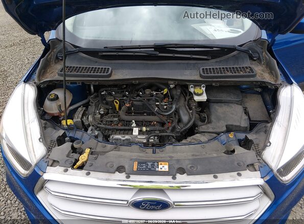 1FMCU9GD2KUA72730 2019 FORD ESCAPE Blue Вид ззаду