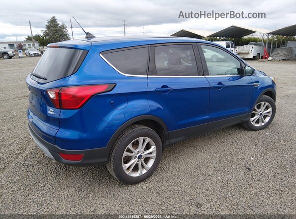 1FMCU9GD2KUA72730 2019 FORD ESCAPE Blue Задня права чверть