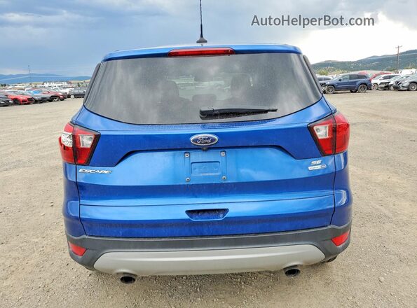 1FMCU9GD2KUB09078 2019 FORD ESCAPE Blue Vista trasera