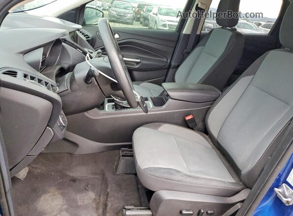 1FMCU9GD2KUB09078 2019 FORD ESCAPE Blue Vista interior delantera