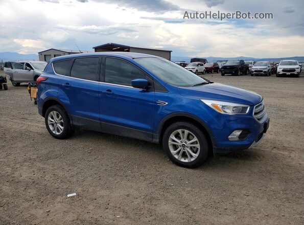 1FMCU9GD2KUB09078 2019 FORD ESCAPE Blue Delantero derecho
