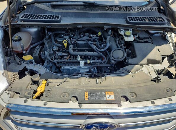 1FMCU9GD2KUB90535 2019 FORD ESCAPE Серебряный Вид подкапотного пространства