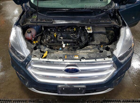 1FMCU9GD2KUC04532 2019 FORD ESCAPE Blue Widok komory silnika