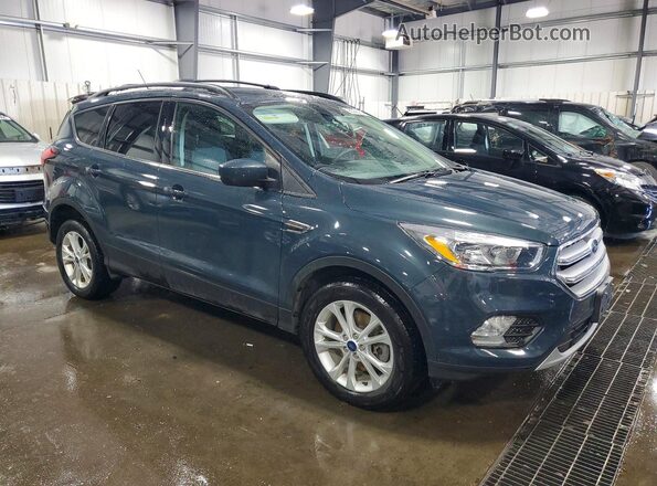 1FMCU9GD2KUC04532 2019 FORD ESCAPE Blue Przód prawy