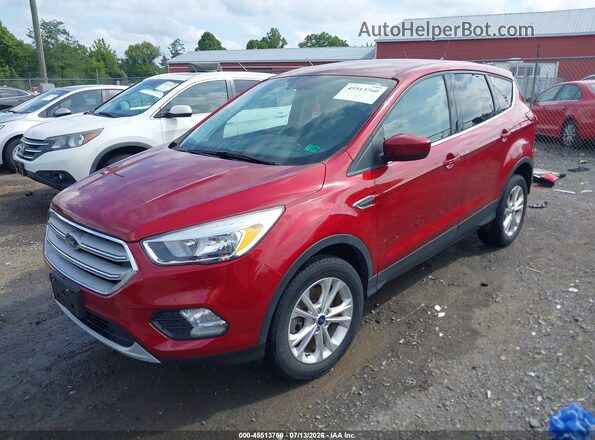 1FMCU9GD2KUC21203 2019 FORD ESCAPE Red წინა მარცხენა ხედი სამი მეოთხედიდან
