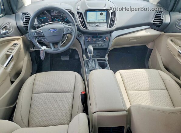 1FMCU9GD2KUC37000 2019 FORD ESCAPE Gray Widok deski rozdzielczej