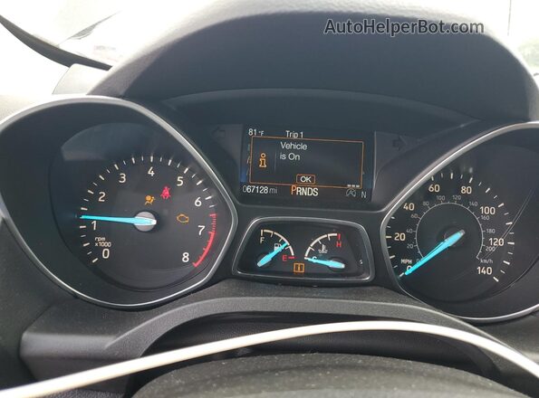 1FMCU9GD2KUC37000 2019 FORD ESCAPE Gray 
