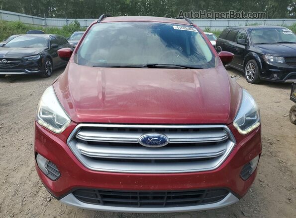 1FMCU9GD3HUA22329 2017 FORD ESCAPE Burgundy Front view