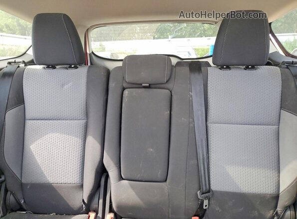 1FMCU9GD3HUA22329 2017 FORD ESCAPE Burgundy Rear seats view