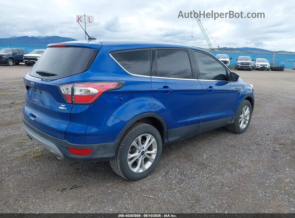 1FMCU9GD3HUA30222 2017 FORD ESCAPE Blue Задня права чверть