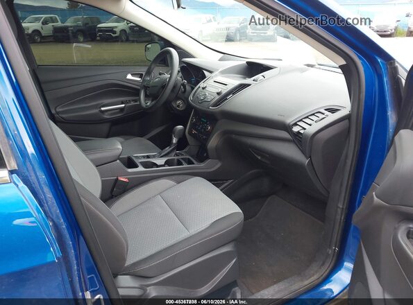 1FMCU9GD3HUA30222 2017 FORD ESCAPE Blue Вид салону спереду