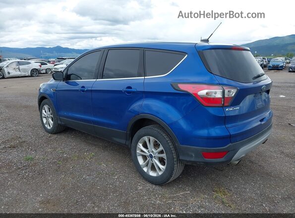 1FMCU9GD3HUA30222 2017 FORD ESCAPE Blue Задня ліва чверть