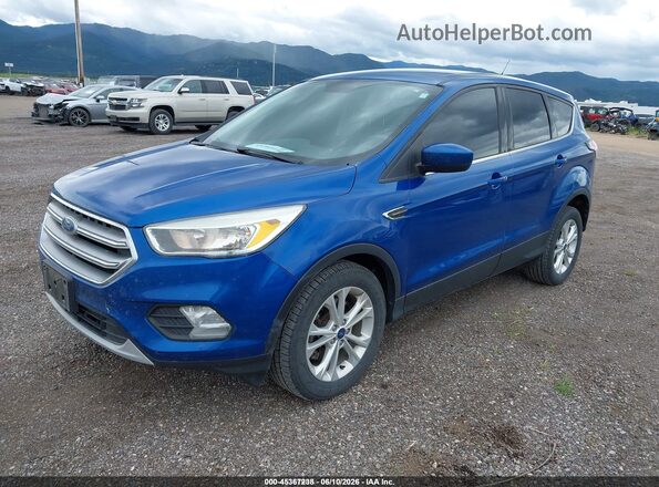 1FMCU9GD3HUA30222 2017 FORD ESCAPE Blue Передня ліва чверть