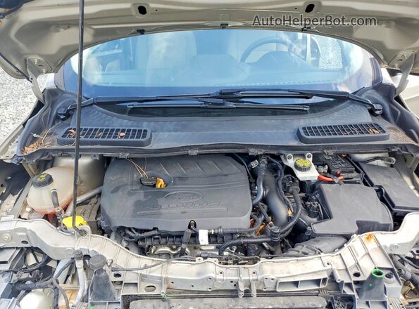 1FMCU9GD3HUA47618 2017 FORD ESCAPE Beige ძრავის განყოფილების ხედი