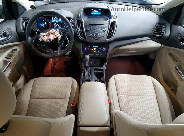 1FMCU9GD3HUA69067 2017 FORD ESCAPE Black Вид панелі приладів