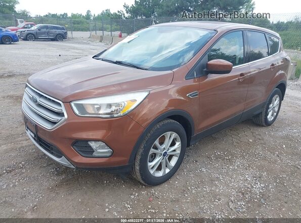 1FMCU9GD3HUA92638 2017 FORD ESCAPE Brown წინა მარცხენა ხედი სამი მეოთხედიდან