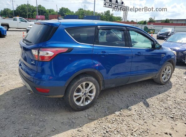 1FMCU9GD3HUC75747 2017 FORD ESCAPE Blue Задня права чверть