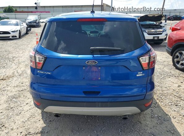1FMCU9GD3HUC75747 2017 FORD ESCAPE Blue Вид ззаду