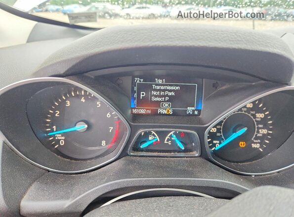 1FMCU9GD3HUC98381 2017 FORD ESCAPE Silver Widok zestawu wskaźników