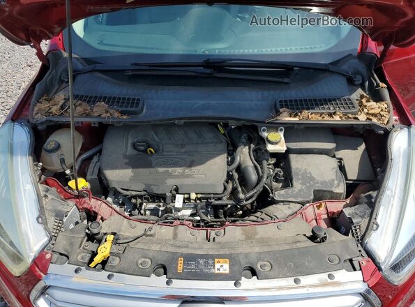 1FMCU9GD3HUD06365 2017 FORD ESCAPE Red Widok komory silnika