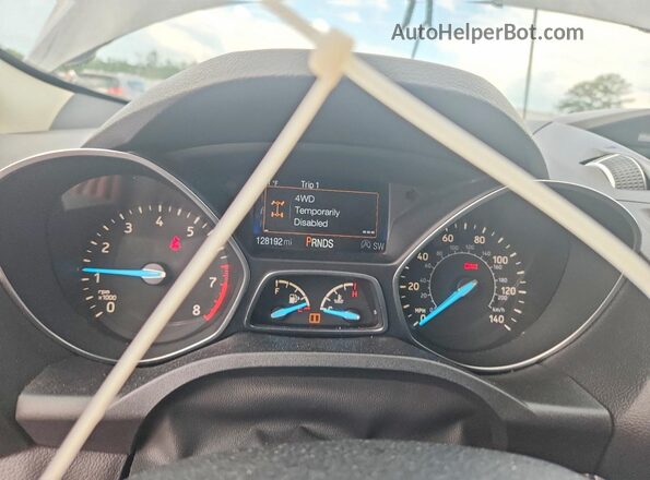 1FMCU9GD3HUD94317 2017 FORD ESCAPE Gray Vista del cuadro de instrumentos