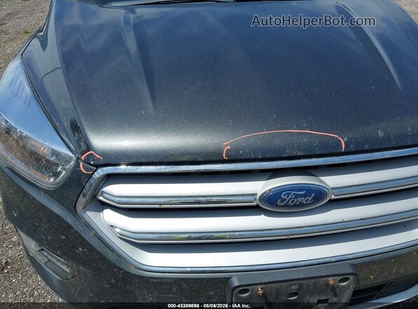 1FMCU9GD3HUE18566 2017 FORD ESCAPE Gray Вид задньої частини салону