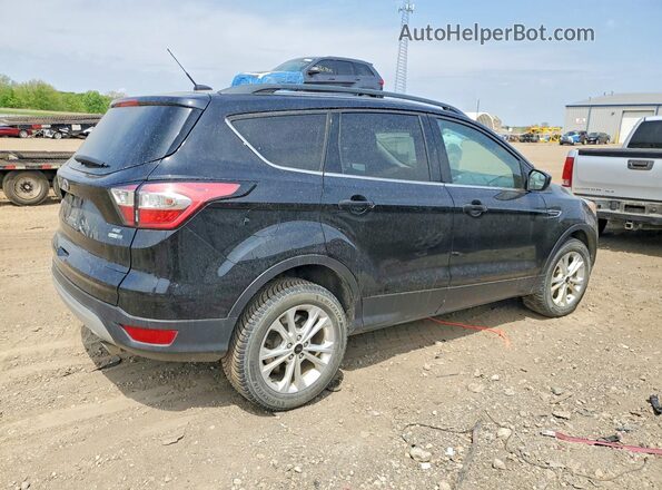 1FMCU9GD3JUA29691 2018 FORD ESCAPE Черный Задняя правая четверть
