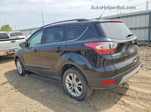 1FMCU9GD3JUA29691 2018 FORD ESCAPE Черный Задняя левая четверть