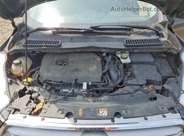 1FMCU9GD3JUA29691 2018 FORD ESCAPE Черный Вид подкапотного пространства