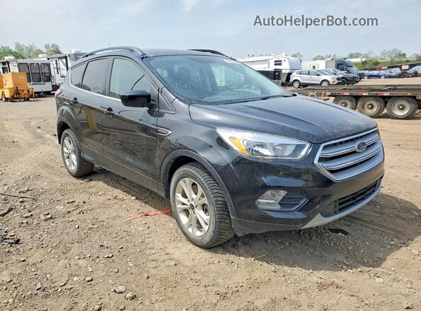 1FMCU9GD3JUA29691 2018 FORD ESCAPE Черный Передняя правая четверть