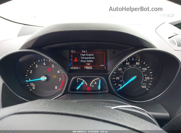 1FMCU9GD3JUB73080 2018 FORD ESCAPE Белый Вид задних сидений