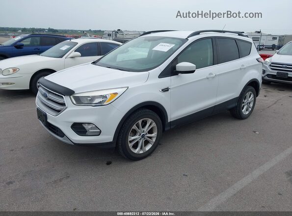 1FMCU9GD3JUB73080 2018 FORD ESCAPE Белый Передняя левая четверть