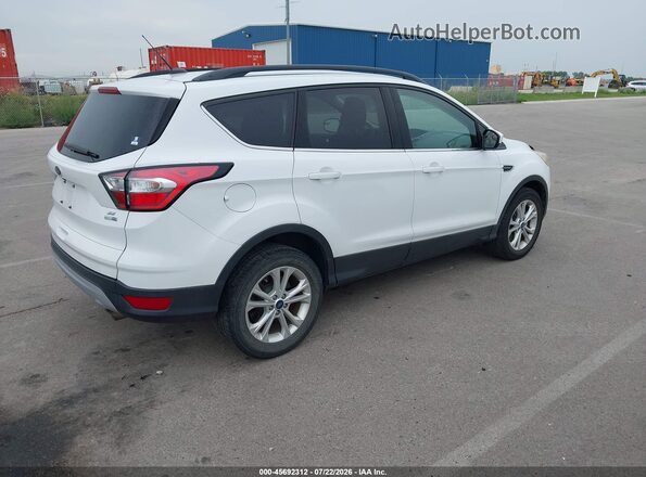 1FMCU9GD3JUB73080 2018 FORD ESCAPE Белый Задняя правая четверть