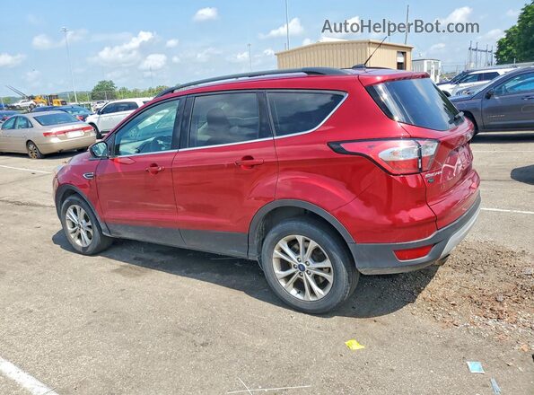 1FMCU9GD3JUC33598 2018 FORD ESCAPE Красный Задняя левая четверть