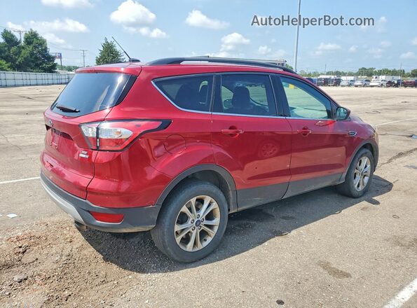 1FMCU9GD3JUC33598 2018 FORD ESCAPE Красный Задняя правая четверть