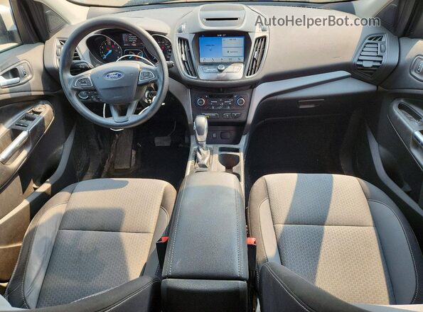 1FMCU9GD3JUC50613 2018 FORD ESCAPE White Dashboard view