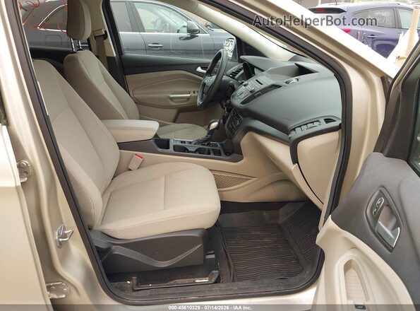1FMCU9GD3JUC83708 2018 FORD ESCAPE Tan წინა სალონის ხედი