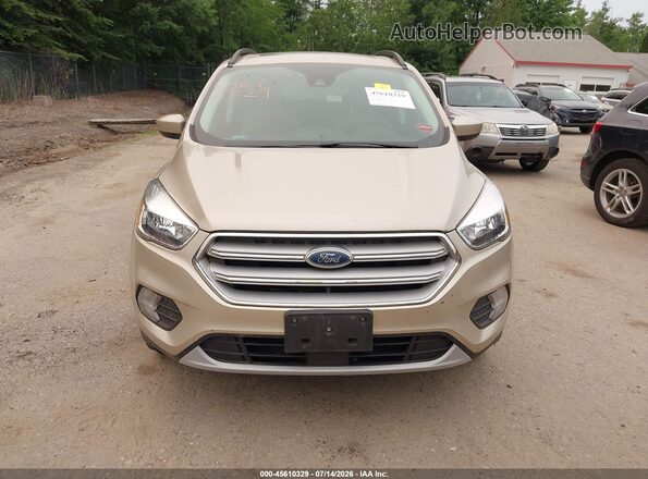 1FMCU9GD3JUC83708 2018 FORD ESCAPE Tan ხელსაწყოთა პანელის ხედი