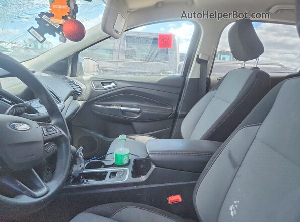 1FMCU9GD3JUC93400 2018 FORD ESCAPE Blue Вид салону спереду