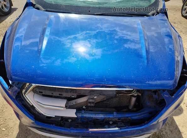 1FMCU9GD3JUC93400 2018 FORD ESCAPE Blue Вид підкапотного простору