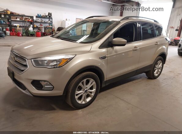 1FMCU9GD3JUD08834 2018 FORD ESCAPE Gold Առջևի ձախ երեք քառորդ տեսարան