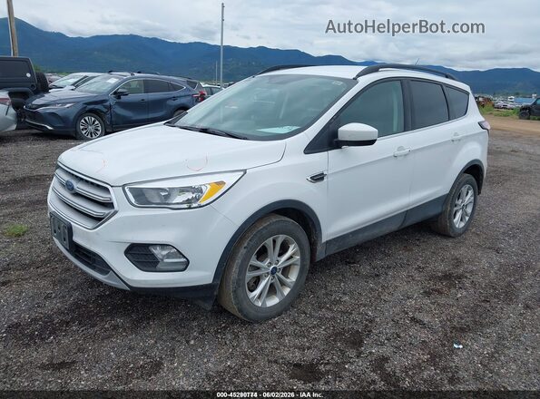 1FMCU9GD3JUD08929 2018 FORD ESCAPE White Front left