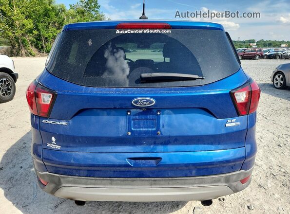 1FMCU9GD3KUB72724 2019 FORD ESCAPE Blue Rear view