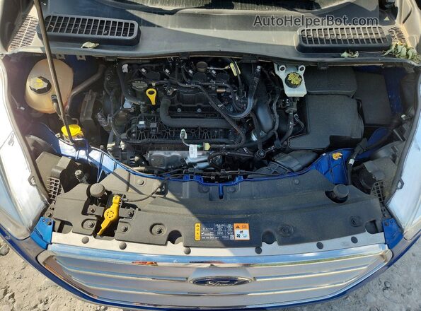 1FMCU9GD3KUB72724 2019 FORD ESCAPE Blue Rear interior view