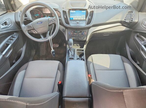 1FMCU9GD3KUB72724 2019 FORD ESCAPE Blue Dashboard view